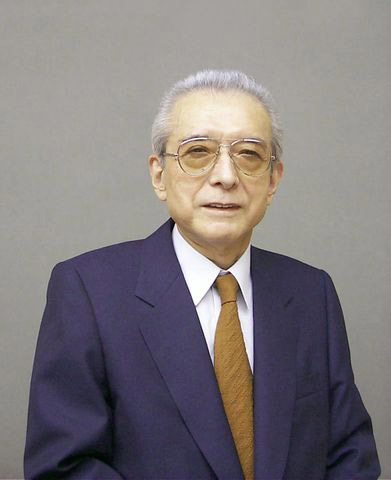 A portrait of Nintendo founder Hiroshi Yamauchi